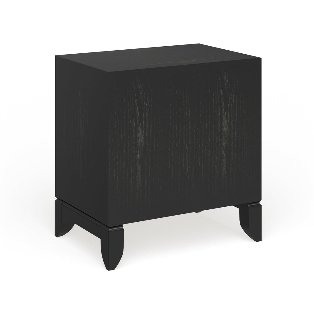 Silver-Tinted Nightstand D380520