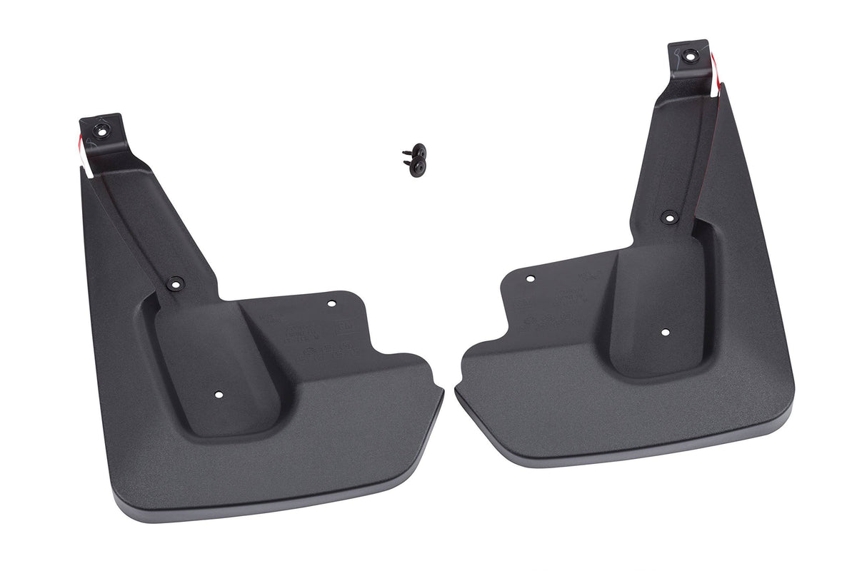 Front Molded Splash Guards in Black Z634