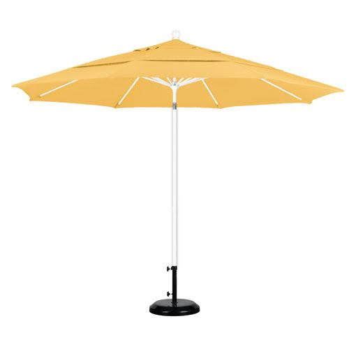 11 ft. Fiberglass White Market Umbrella D10492