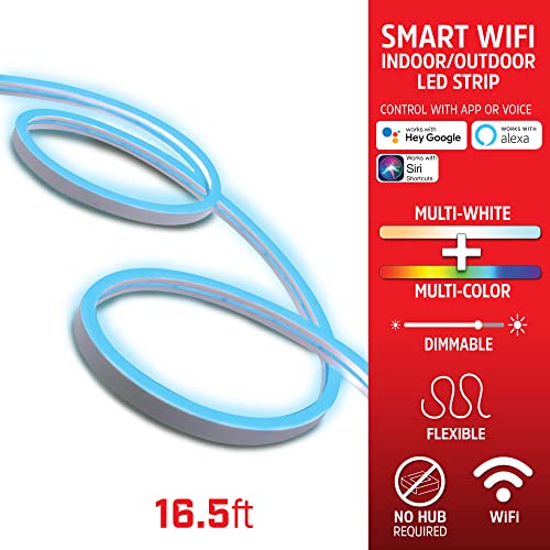 16.5ft Smart Wi-Fi LED Light Strip L38836