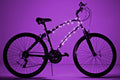 Purple LED Bicycle Frame Light S43723