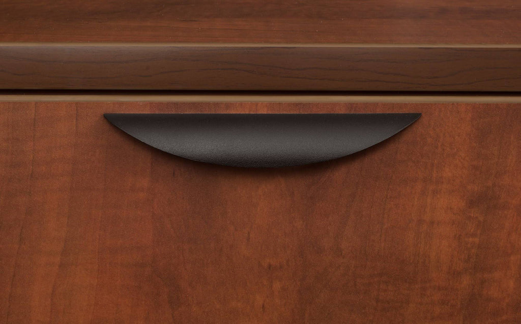 Cherry Single Pedestal U-Desk H443