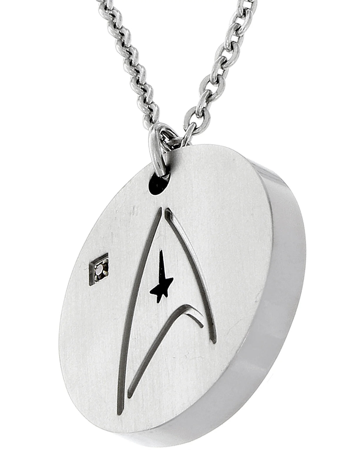 Titanium Medallion Pendant Necklace A483