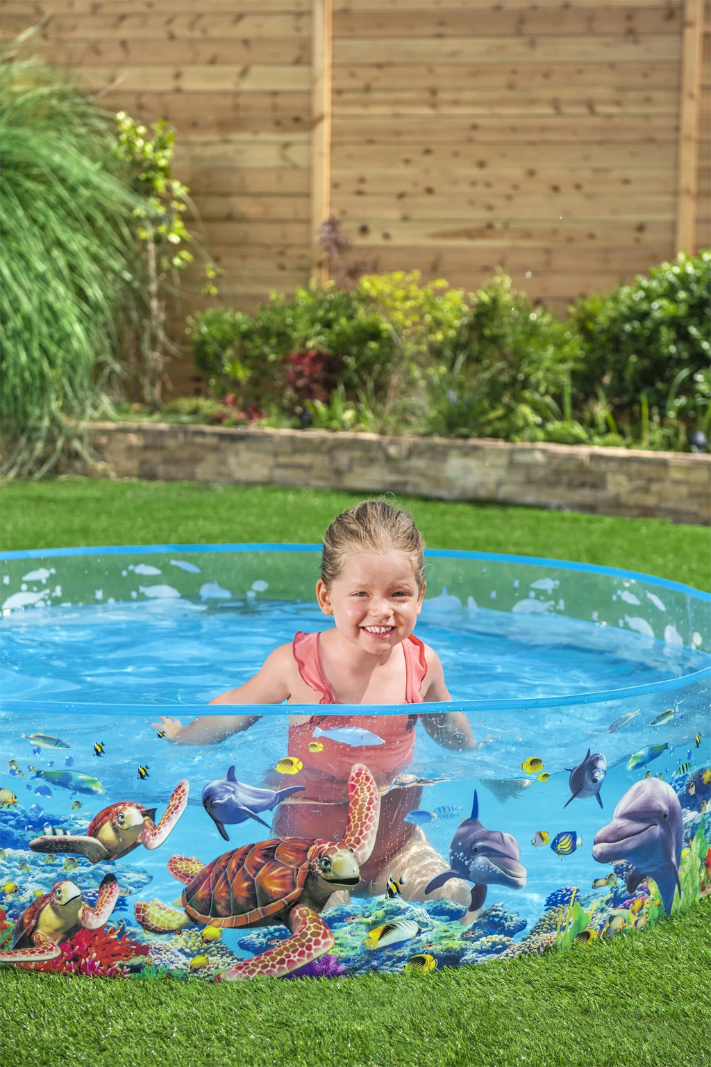 Round Above-Ground Kiddie Pool 8' x 18 C675612