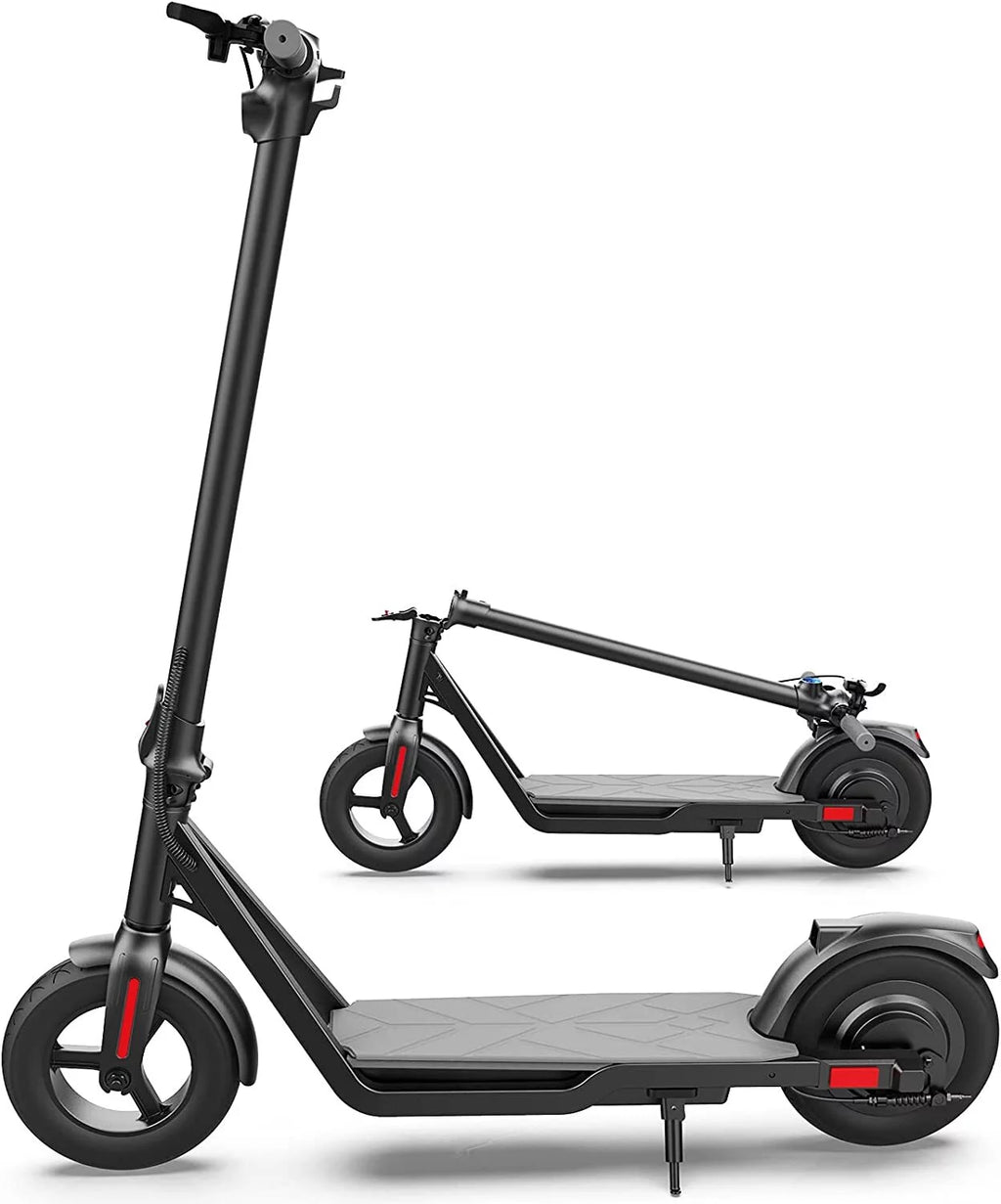 Electric Scooter 450W Motor 22 Miles Range 19MPH 10in Solid Tires Folding A15800