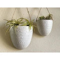 2 Piece Ceramic Hanging Planter Set H2073