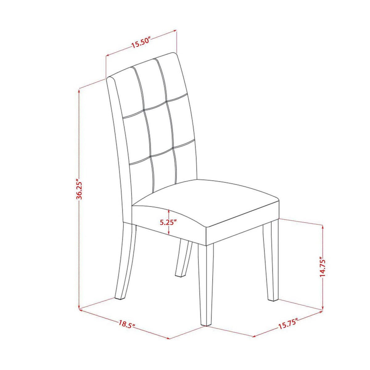 5 Piece Dining Table Set with Oval Table and 4 Chairs P553